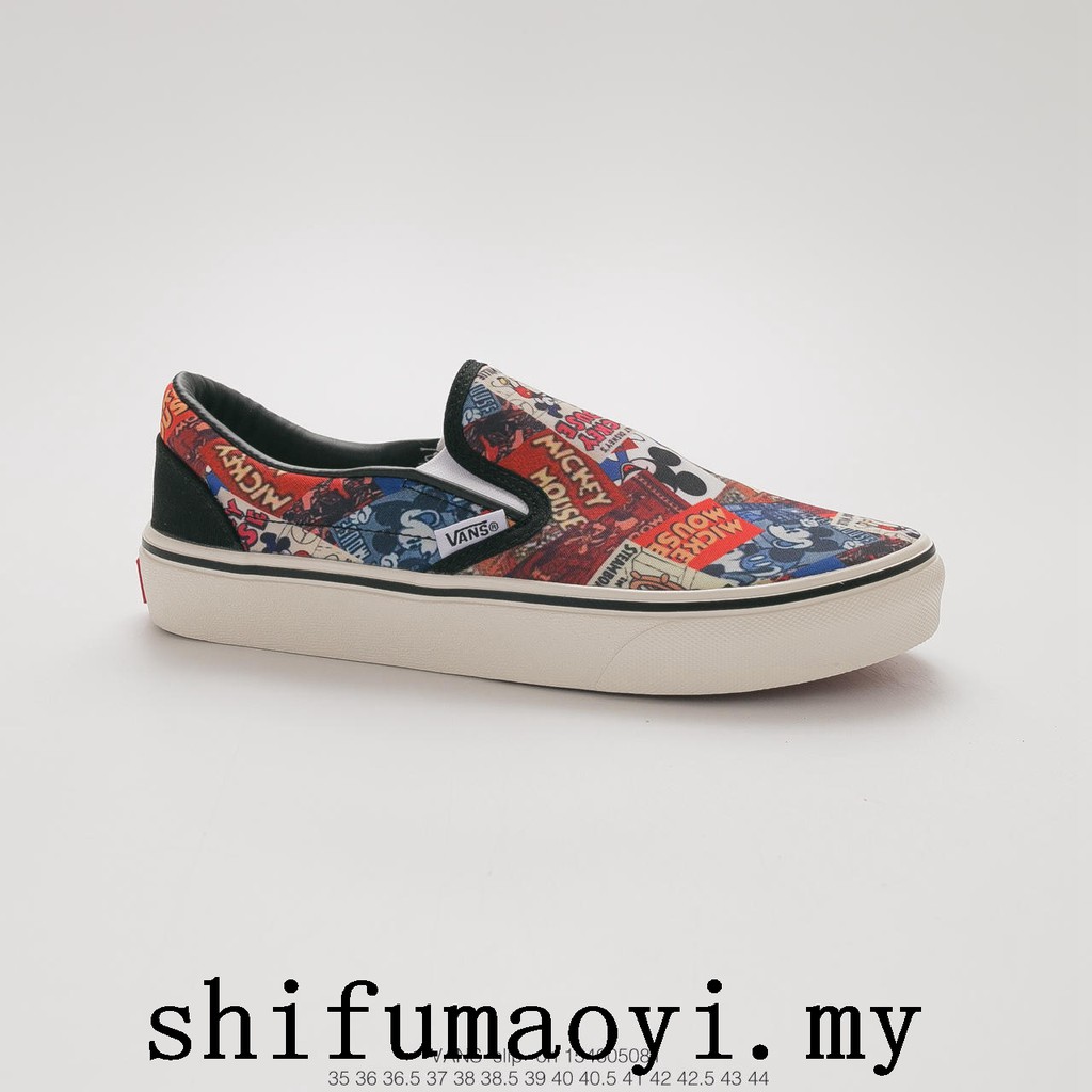 vans slip on x disney