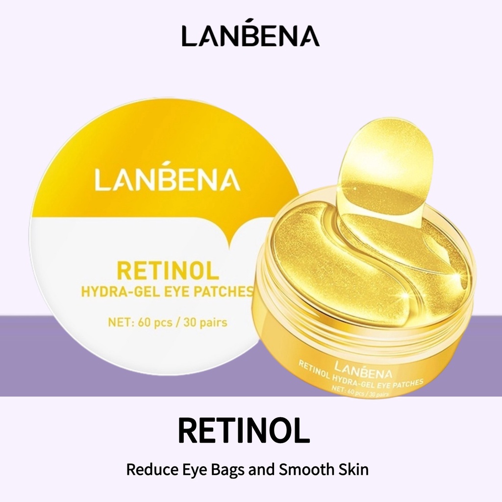 LANBENA Retinol Collagen Eye Mask Patch Gel Anti Aging AntiWrinkle