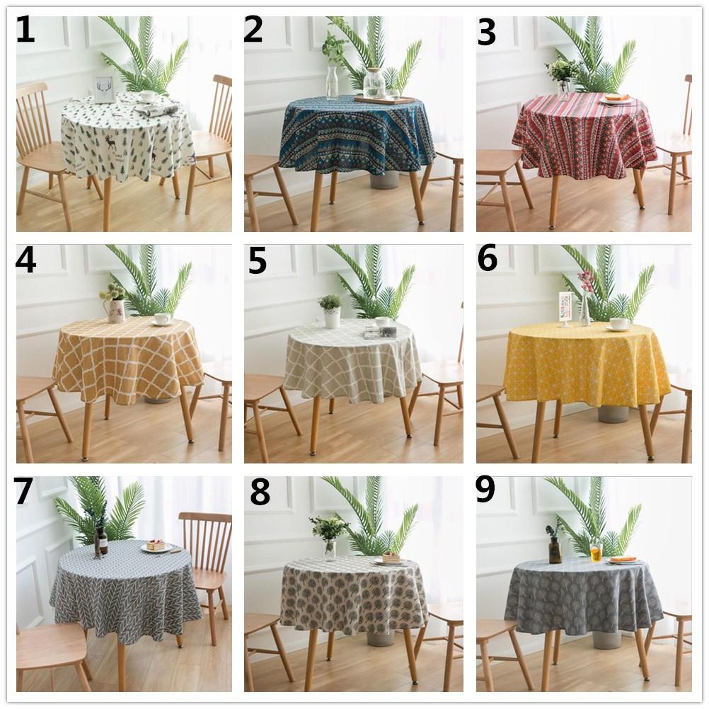 Taplak Alas Meja Modern Gray Arrow 150CM Round Table Cover Taplak Alas Meja Modern Gray Arrow 150CM Round Table Cover