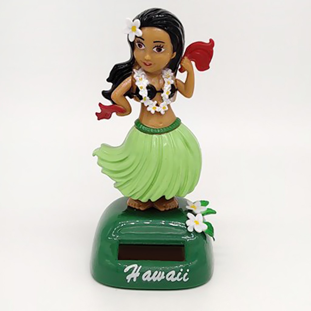 D DOLITY Swing Hawaiian Hula Girl Model Dancing Figure Science Educational Toy Car Dashboard Decor Ornament #E 