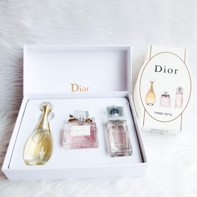 christian dior mini perfume set