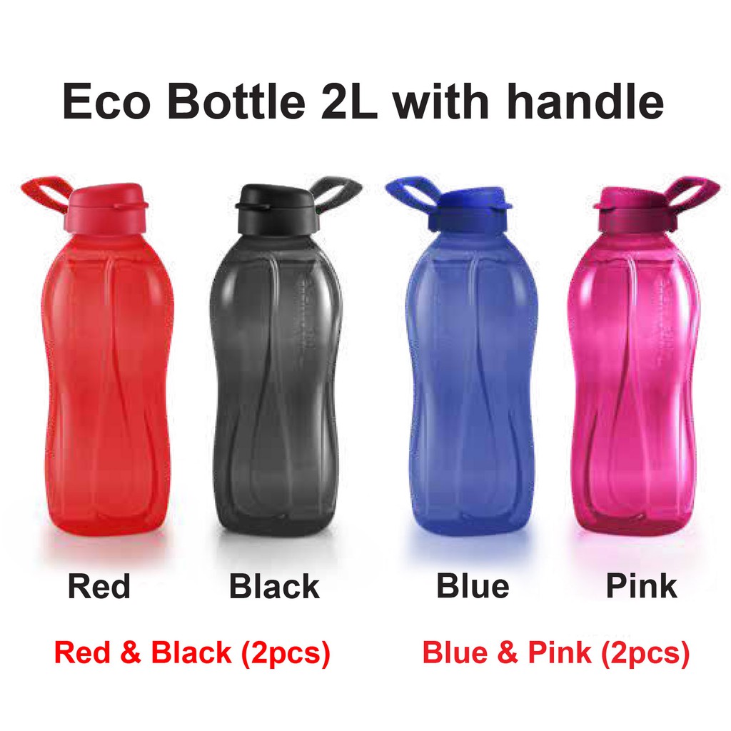 Tupperware Eco Bottle 2L with handle (1pc / 2pcs) | Shopee Malaysia