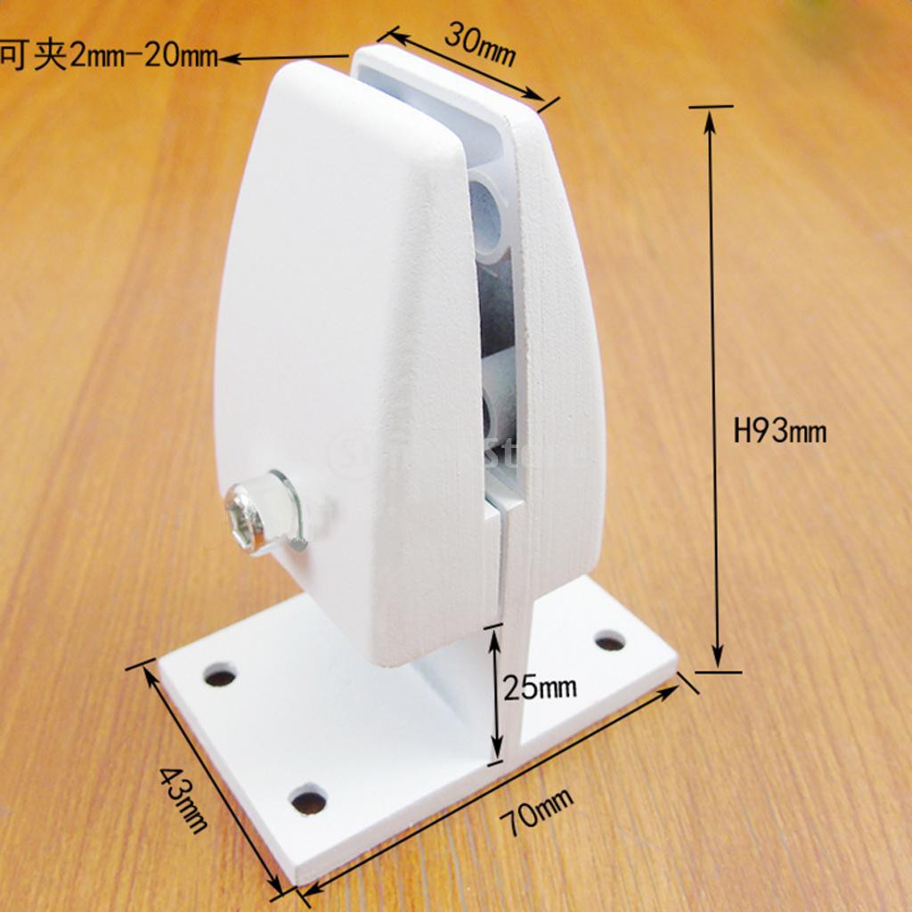 Office Desk Partition Support Bracket Shelf Clip Clamp Holder Divider ##3