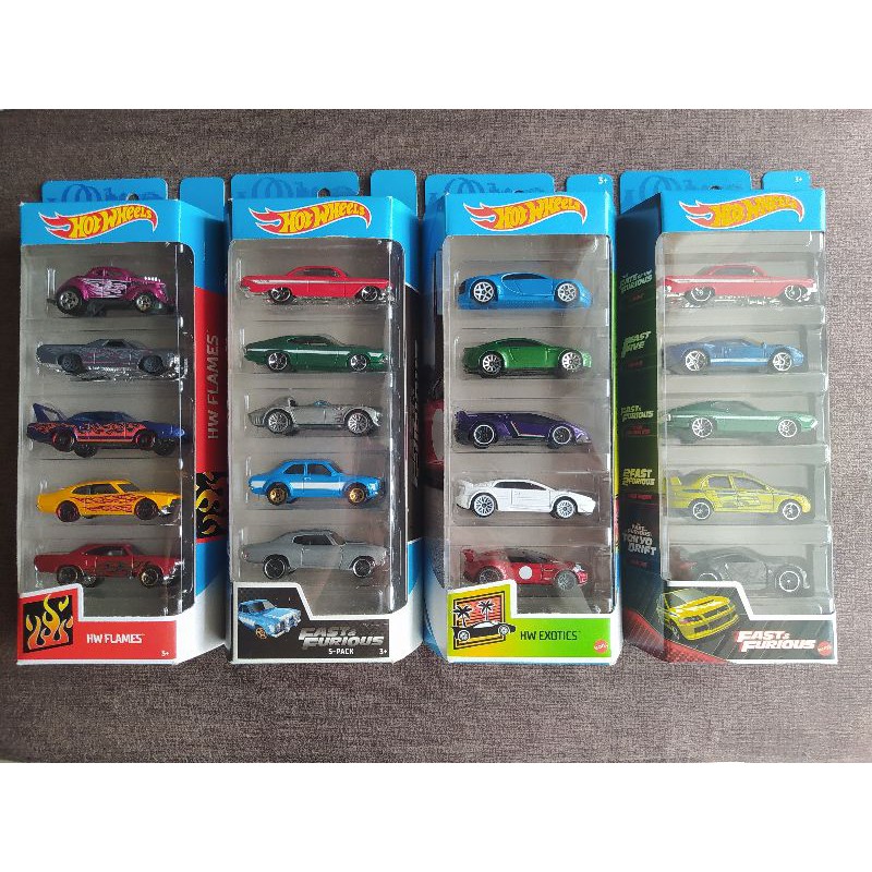 hot wheels fast and furious 5 pack 2021