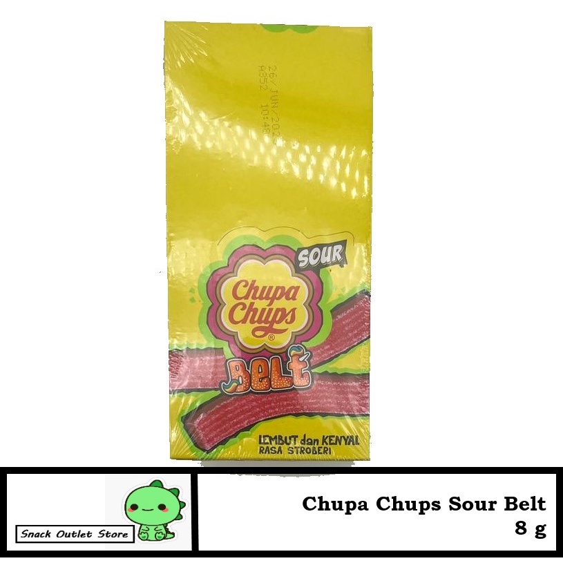 [Ready Stock] Chupa Chups Sour Belt 8gx 24 packs | Shopee Malaysia