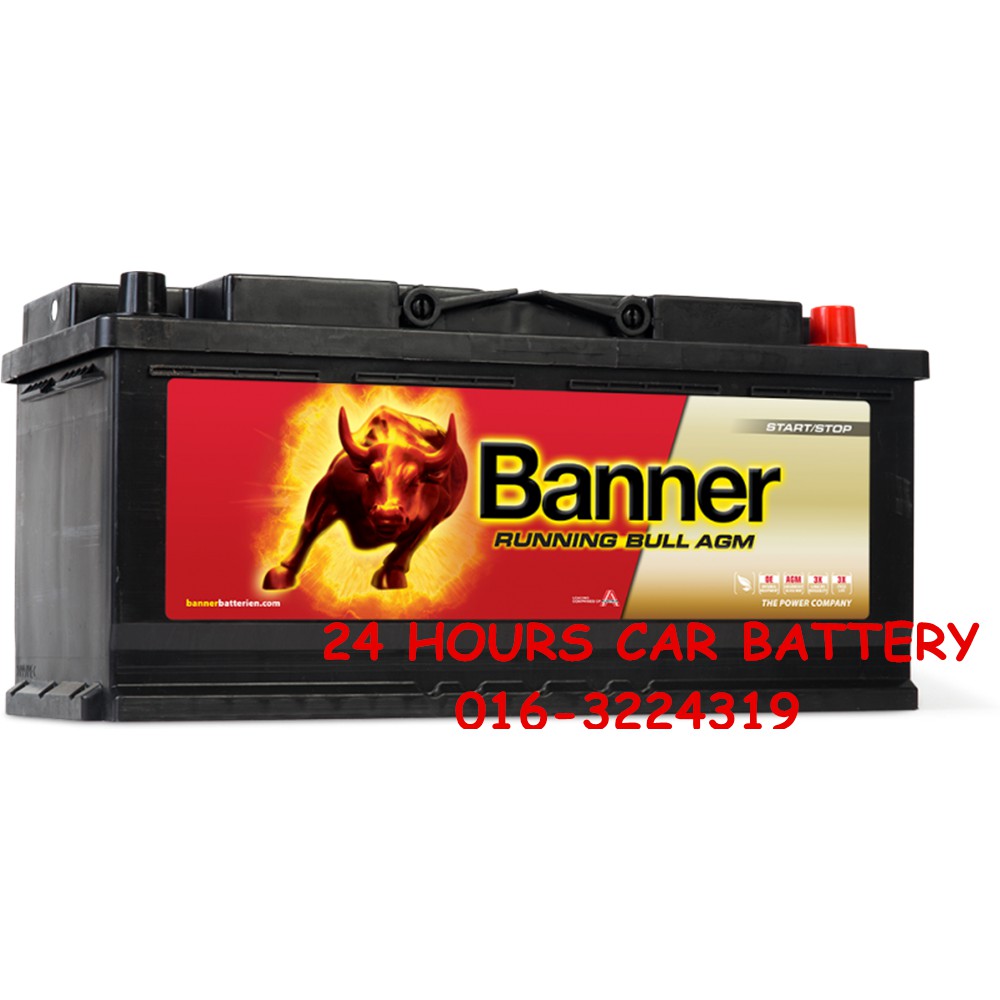 Banner Running Bull Agm Din 105 605 01 Start Stop Car Battery