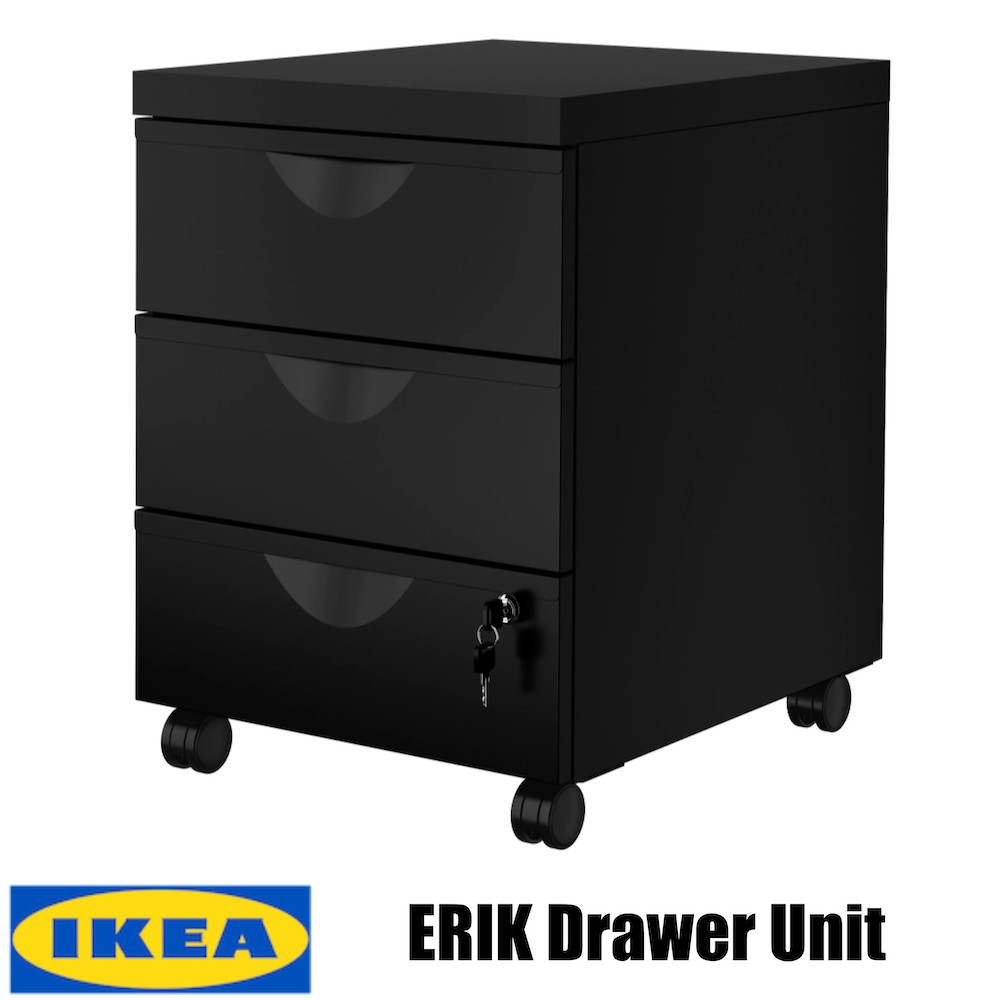 Ikea Helmer A4 Filing 6 Drawers Unit Chest Cabinet On Castors
