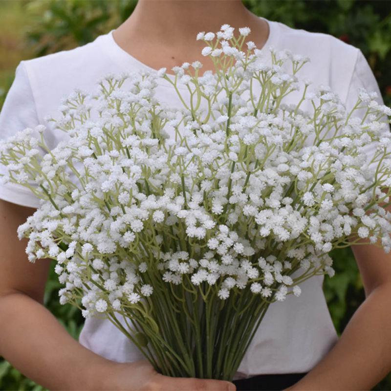 Artificial Fake Silk Gypsophila Baby s Breath Flower Home