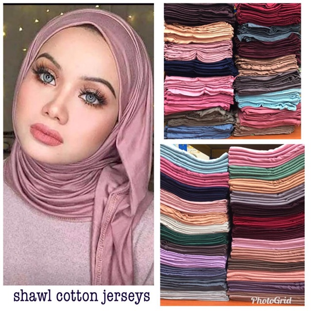 cotton jersey scarf