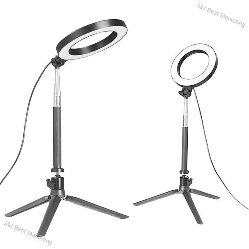 J&J Best Marketing Dimmable LED Studio Camera Ring Light Photo Phone