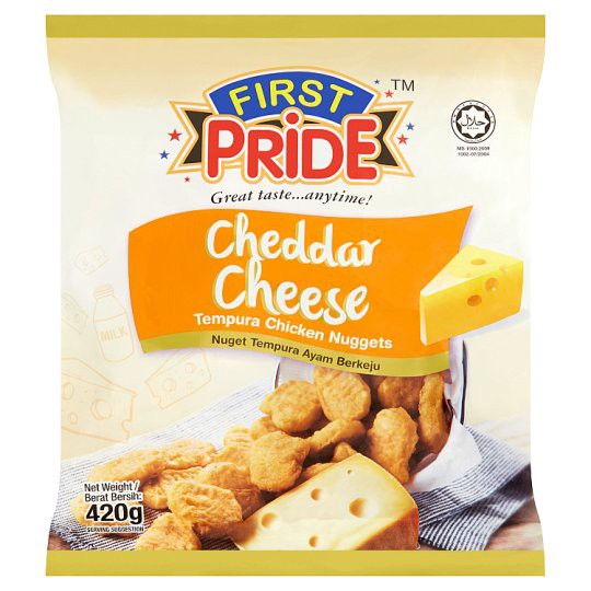 Buy Same Day Delivery First Pride Cheddar Cheese Tempura Chicken Nuggets 420g Seetracker Malaysia