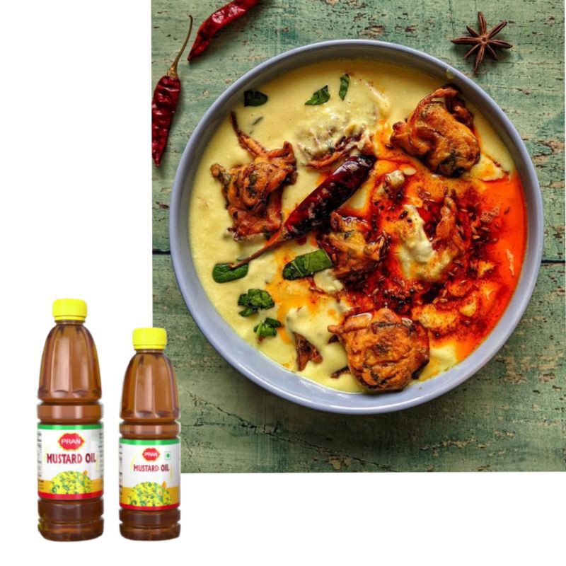 Pran Natural Organic Mustard Seed Cooking Oil 200ml/400ml Shopee