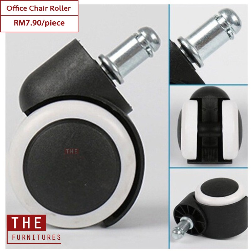Office Chair Rollers Chair Wheels Caster Roda Kerusi Pejabat (L51mm X
