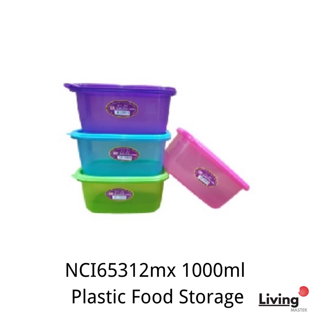 1000ml Plastic Food Storage Plastic Food Storage Food Container Food