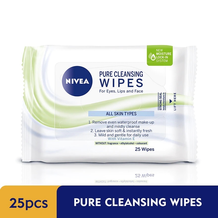 NIVEA Pure Cleansing Wipes 25's