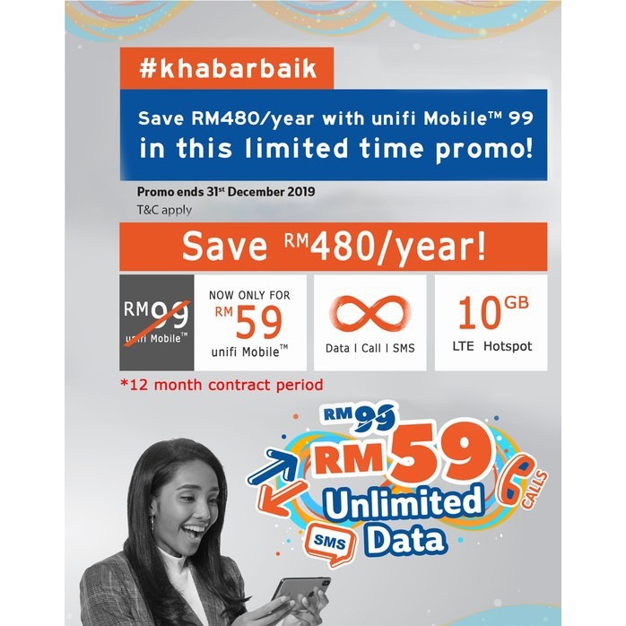 Buy Unifi Unlimited Data Rm59 No Contract Seetracker Malaysia