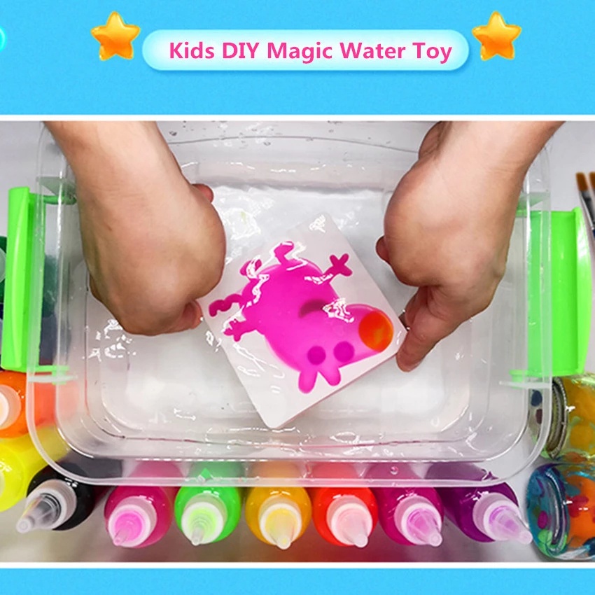 Versatile Must Kids DIY Magic Water Toy Children Handmade Craft Xmas Gift Montessori Education Fairy Ocean Magical Toys - Image 3