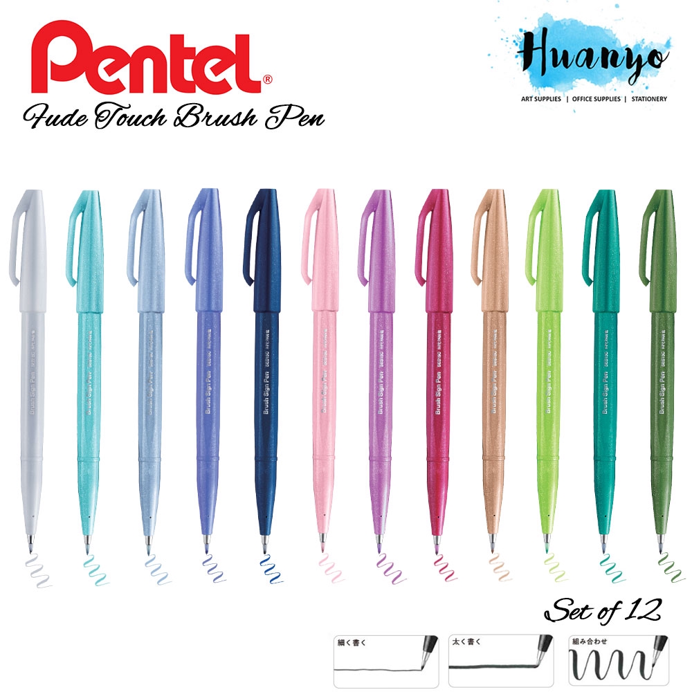 pastel coloured felt tip pens