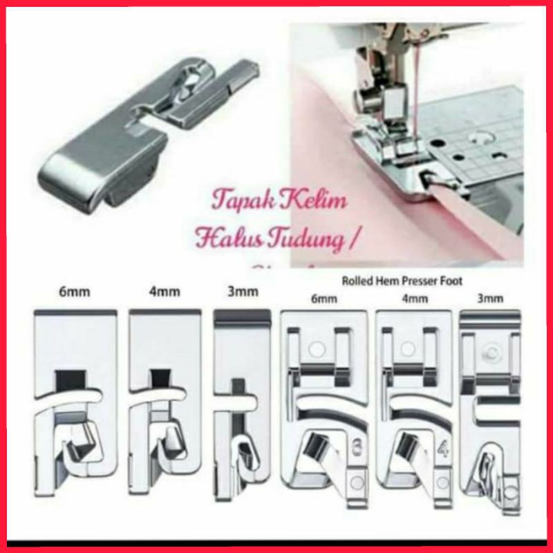 Tapak Kelim Halus Tudung Mesin Portable Baby Seam Shopee Malaysia
