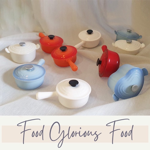 Le Creuset Fridge Heart Casserole and Iron Handle Saucepan