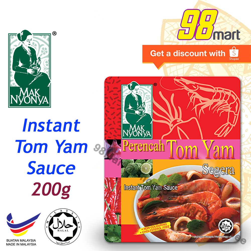 Mak Nyonya Instant Tom Yam Sauce 200g Shopee Malaysia