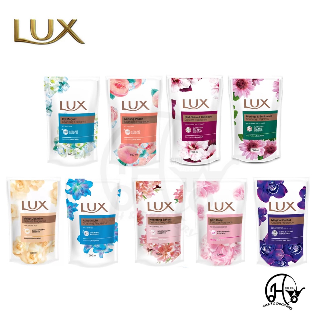 LUX SHOWER CREAM 600ML/800MLREFILL PACK Shopee Malaysia