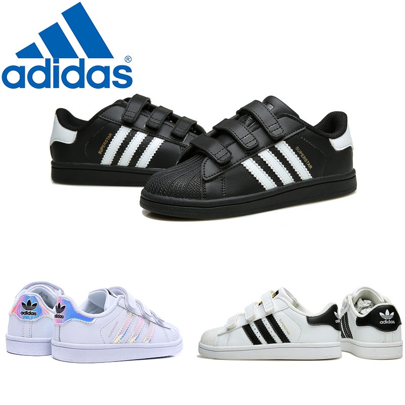 Adidas Superstar Kids Shoes Sneakers Sport Casual Breathable Children S Shoes For Boy Girls Size 26 35 Shopee Malaysia