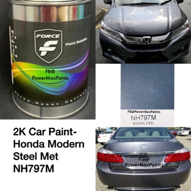 Force Honda Modern Steel Nh797m 2k Car Paint Shopee Malaysia