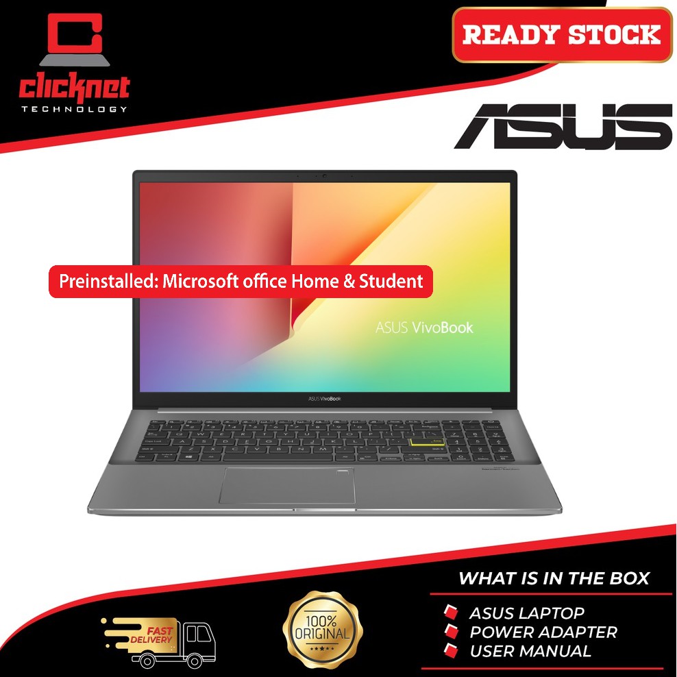 Asus Vivobook S15 S533e Abn137tsabn138ts 156 Fhd Laptop I5 1135g7