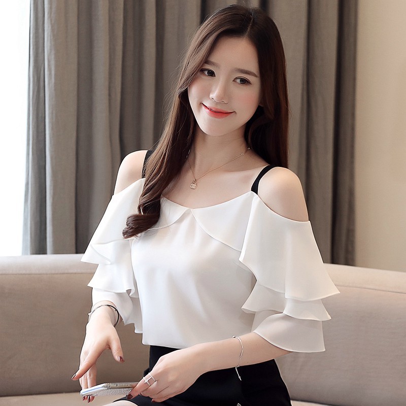 elegant off the shoulder tops