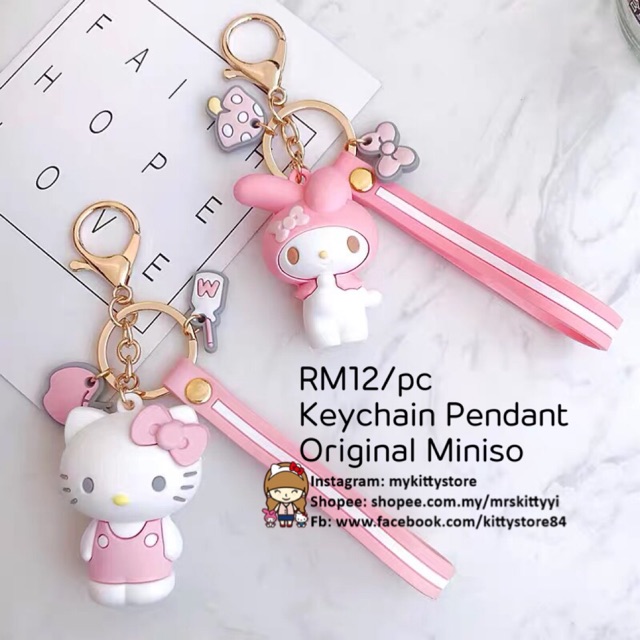 Sanrio X Miniso Costume Figure Keychain Pieceofcake0716