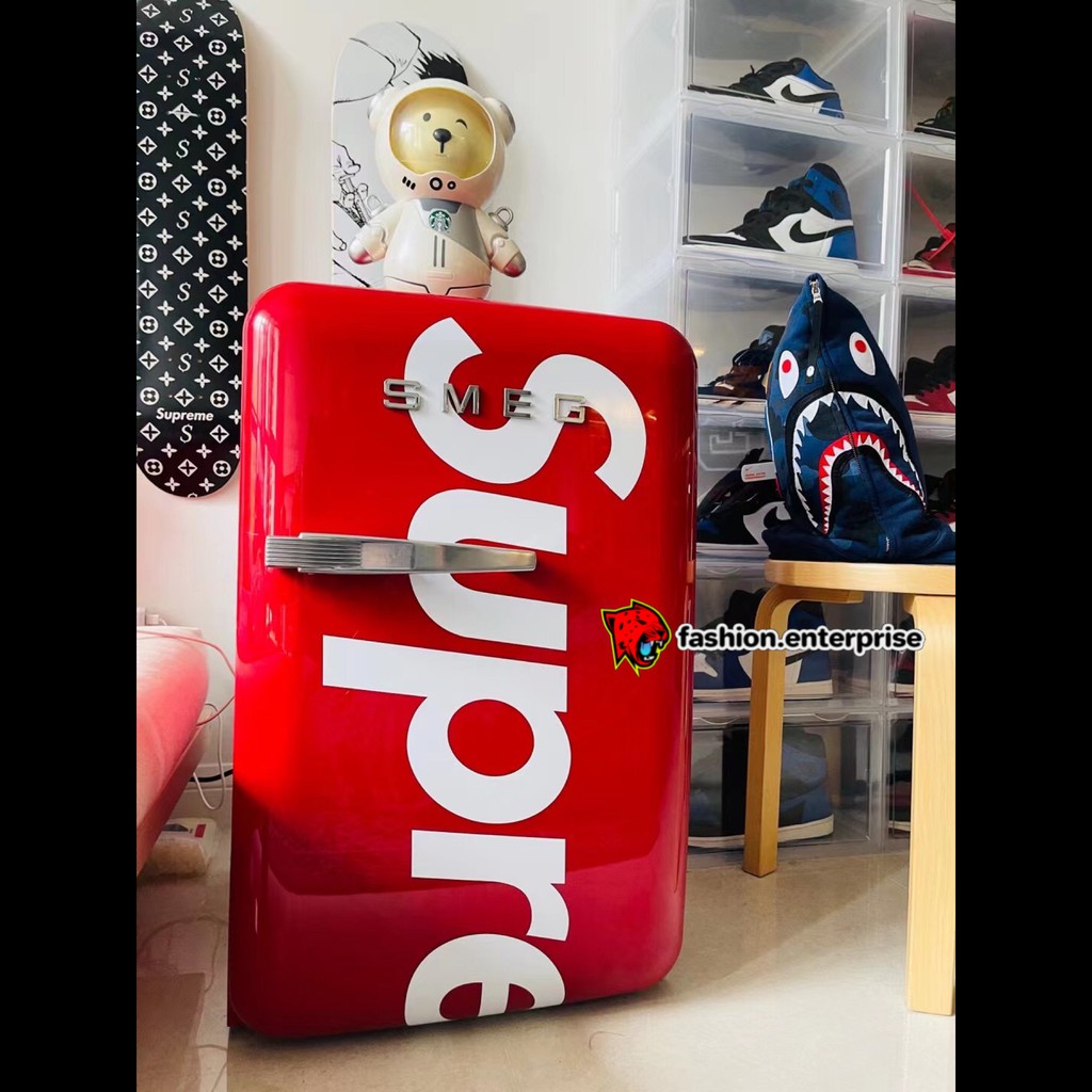 supreme smeg fridge