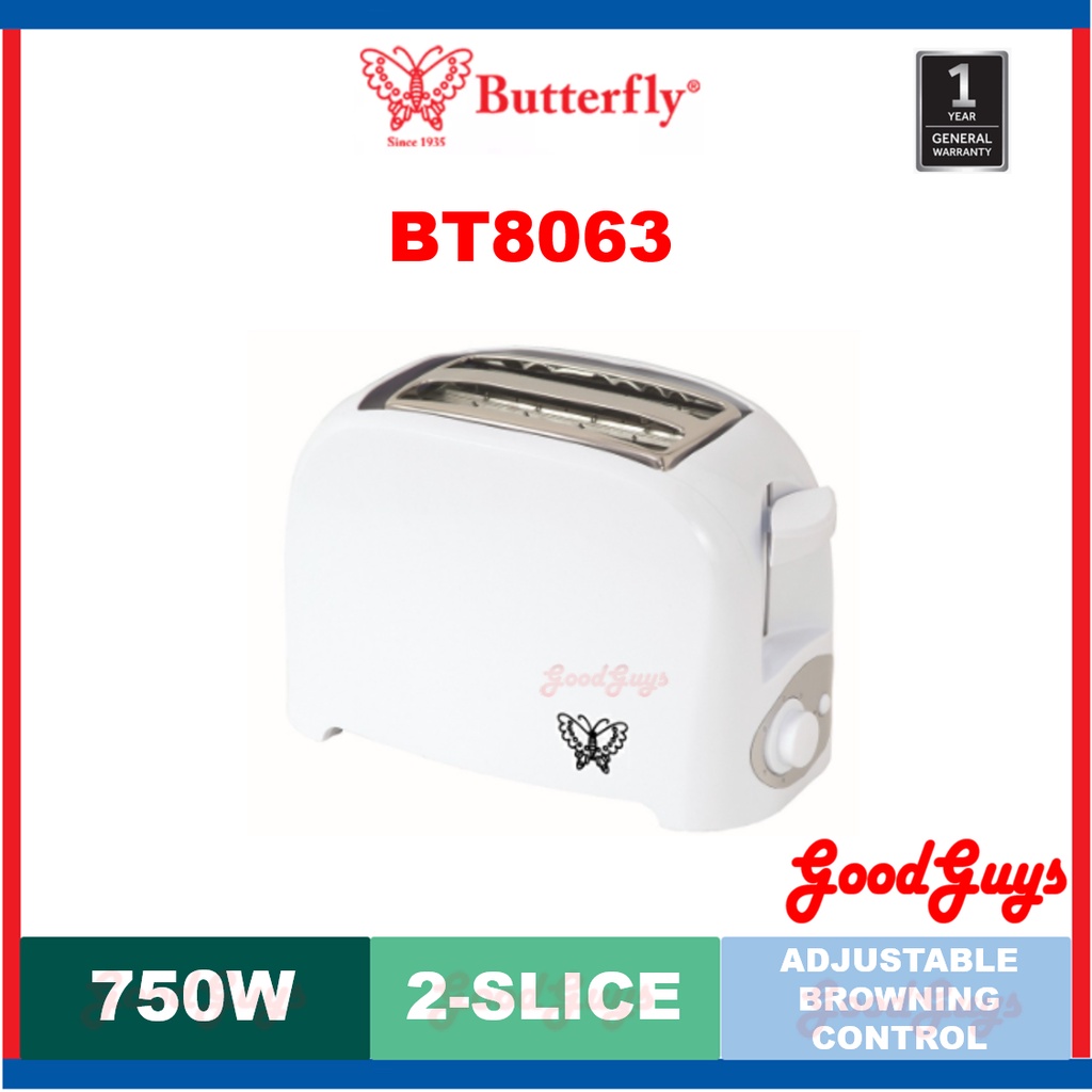 Butterfly BT8064 4 Slices Toaster 1300W (BT-8064N) / BT8063 2 Slices Toaster 750W (BT-8063N)