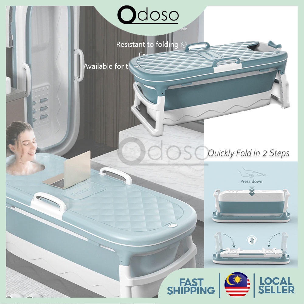 ODOSO 8822 Foldable Adult Bath Tub (138cm Large) Fodable & Portable