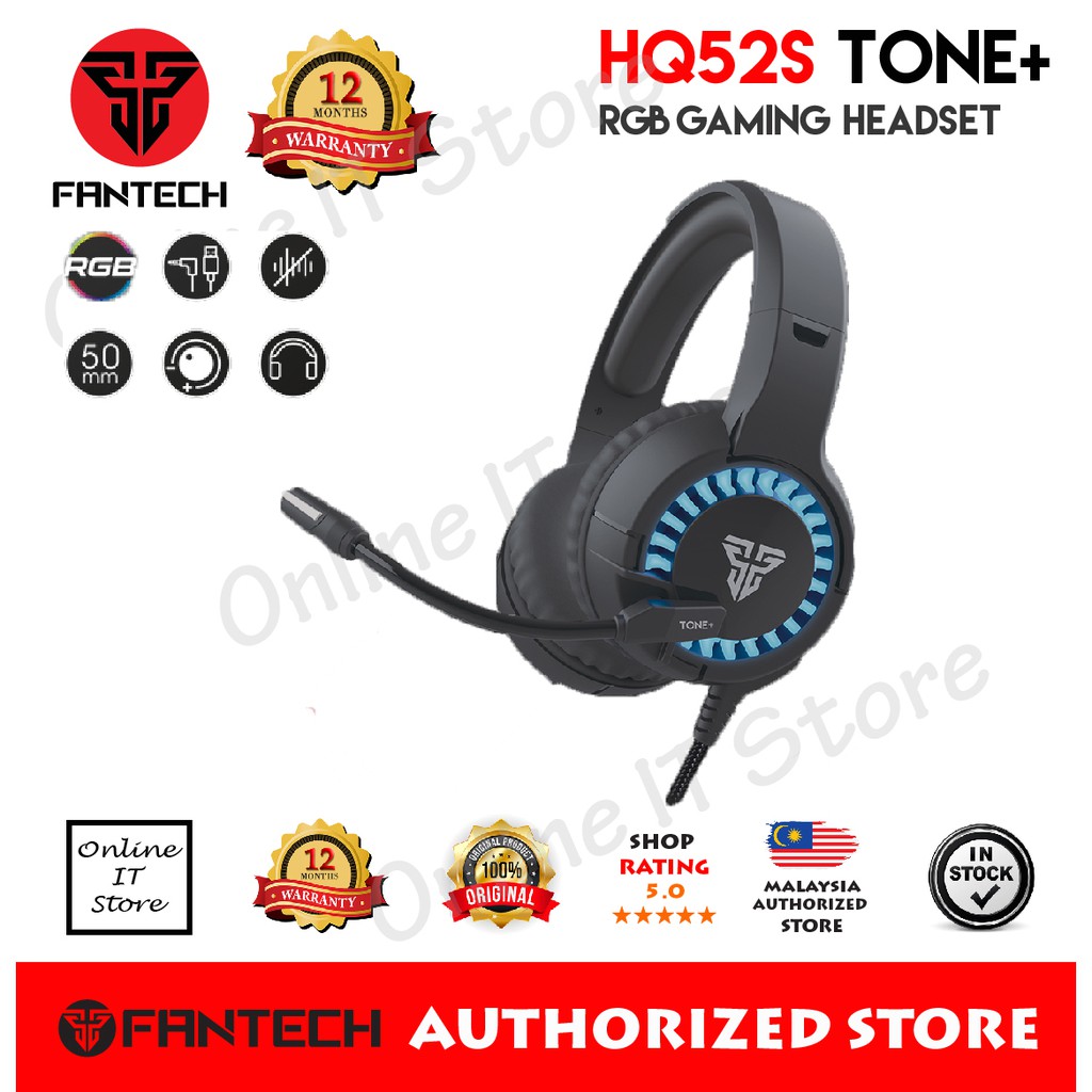 fantech hq52s tone  rgb gaming headset