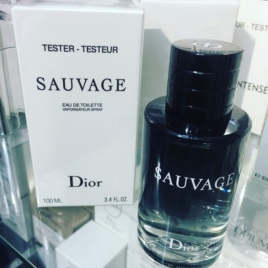 dior sauvage parfum tester