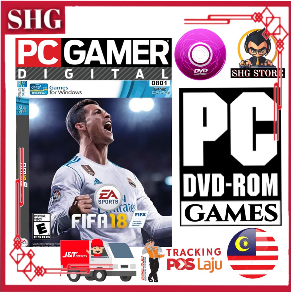 Pc Dvd Games Fifa 18 Fifa18 Fifa18 Fifa18 For Pc Laptop Cd Game Fifa 18 Shopee Malaysia