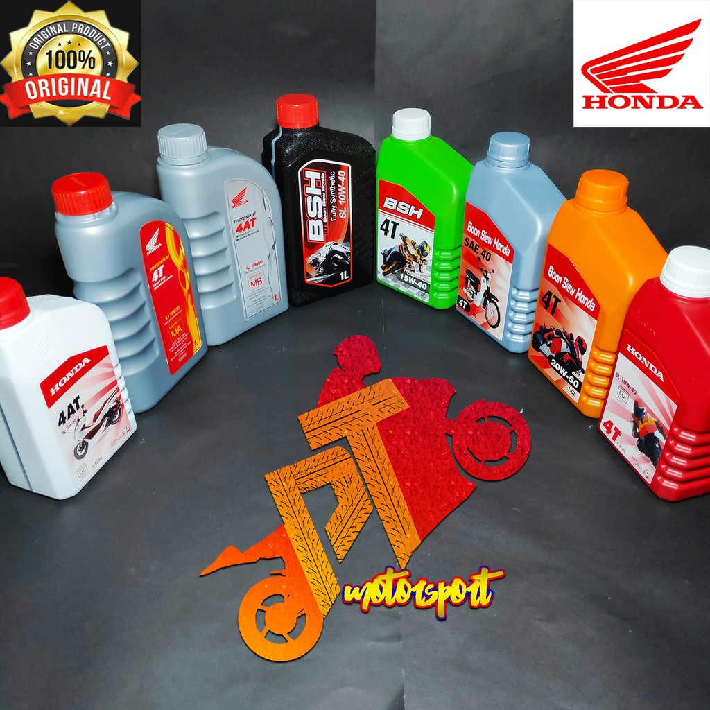 Honda Motorcycle Engine Oil Original All Models Honda Oil 4T Shopee