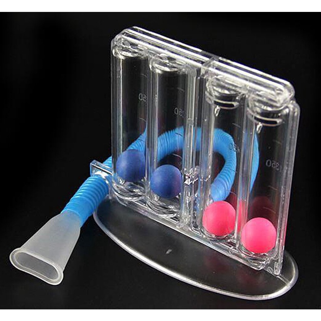 Four Balls Apparatus Vital Capacity Breathing Trainer Incentive 