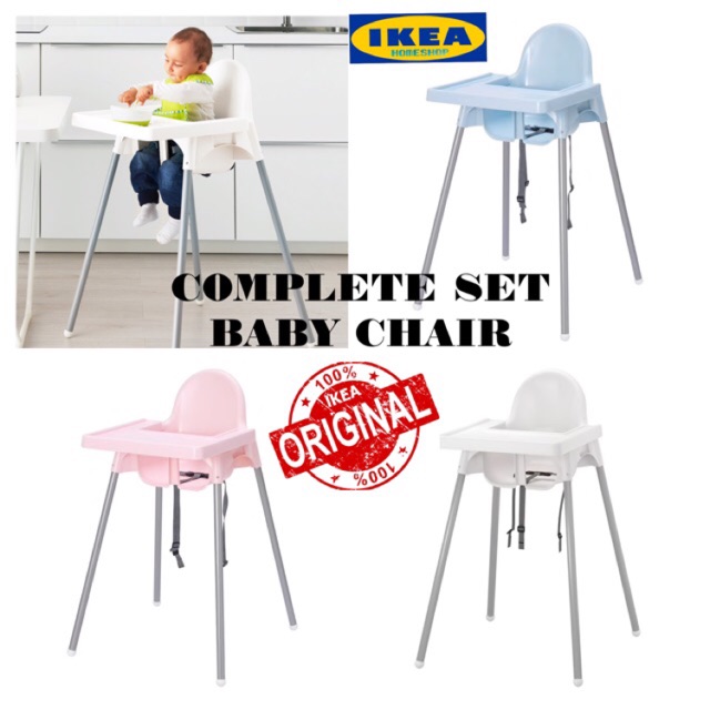 Ready Stock Ikea Antilop Baby Chair With Table Kerusi Makan Bayi