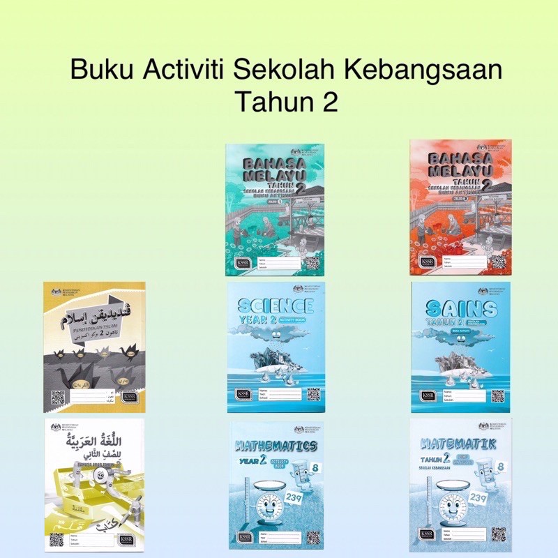 Buku Activiti Sekolah Kebangsaan Tahun 2 Activity Book Year 2 KSSR ...