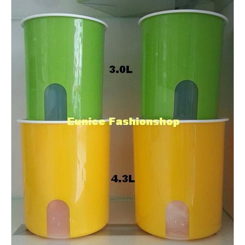 Tupperware One Touch Window Canister Set (4)