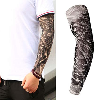 1Pair RANDOM DESIGN Tattoo Hand Sleeves Tatoo Handsock 