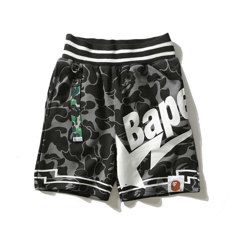 bape camo shorts