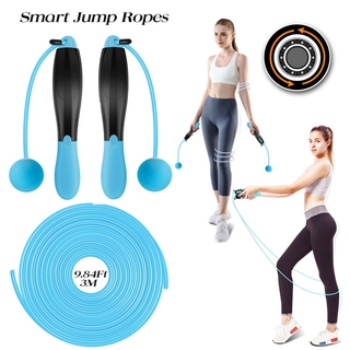 <ready stock>Digital Jump Rope Counting Skipping Rope lose weight Steel Wire Jump Rope Strong Fitness Equipment Ropes跳绳