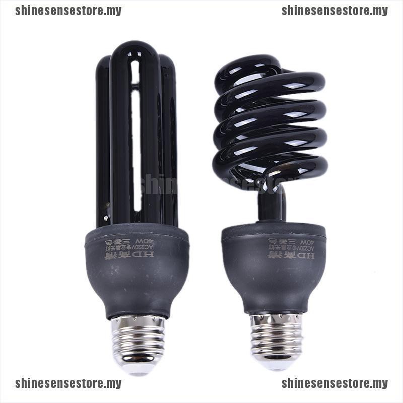 UV-Ultraviolet Blacklight Low Energy CFL Light Bulb E27 Screw Lamps Violet Lamp 