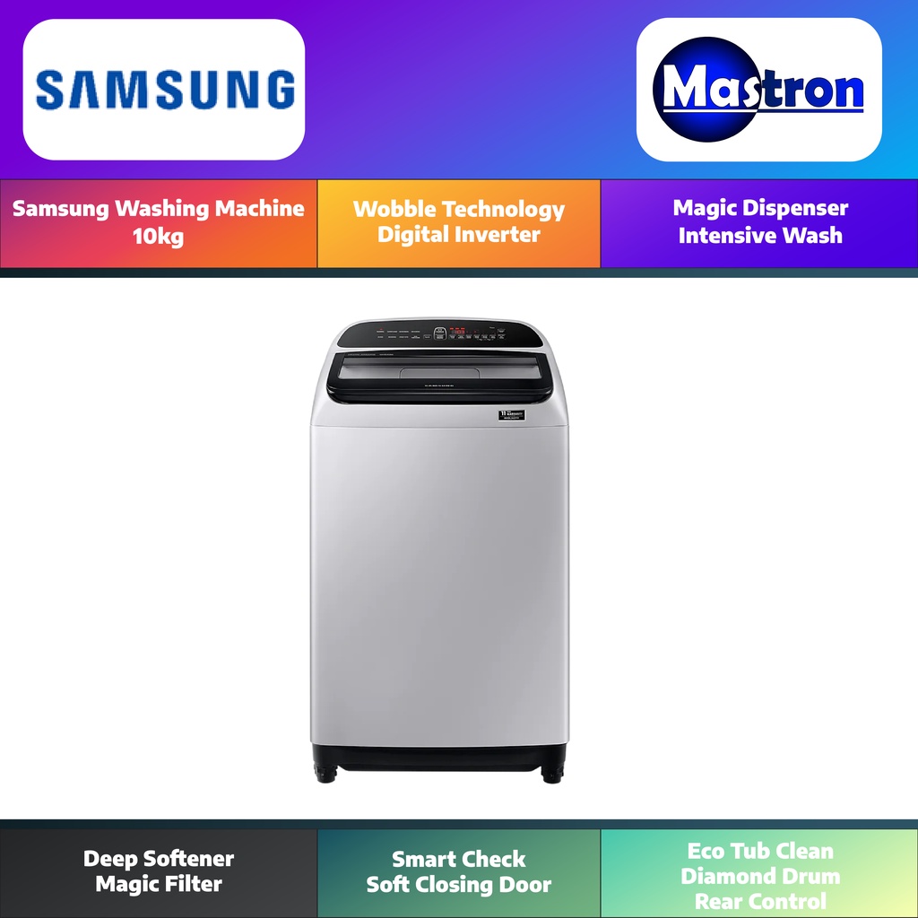[CASHBACK 10] Samsung Washing Machine 10kg Top Load WA10T5260BY Mesin Basuh Samsung 10kg