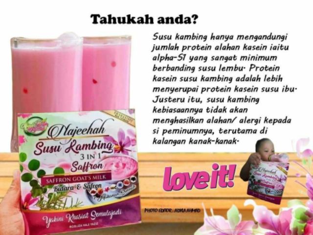 Susu Kambing Saffron Free Gift Shopee Malaysia