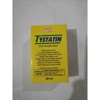 TYSTATIN ORAL SUSPENSION 30ML  Shopee Malaysia