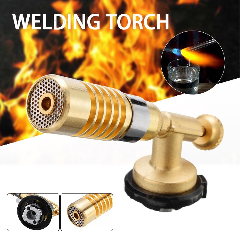 New all bronze Professional Brazing Welding Nozzle Blow Torch Propane Gas Plumbing Torch